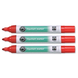 Flipchart Marker Blt Tip Red Ref [Pack